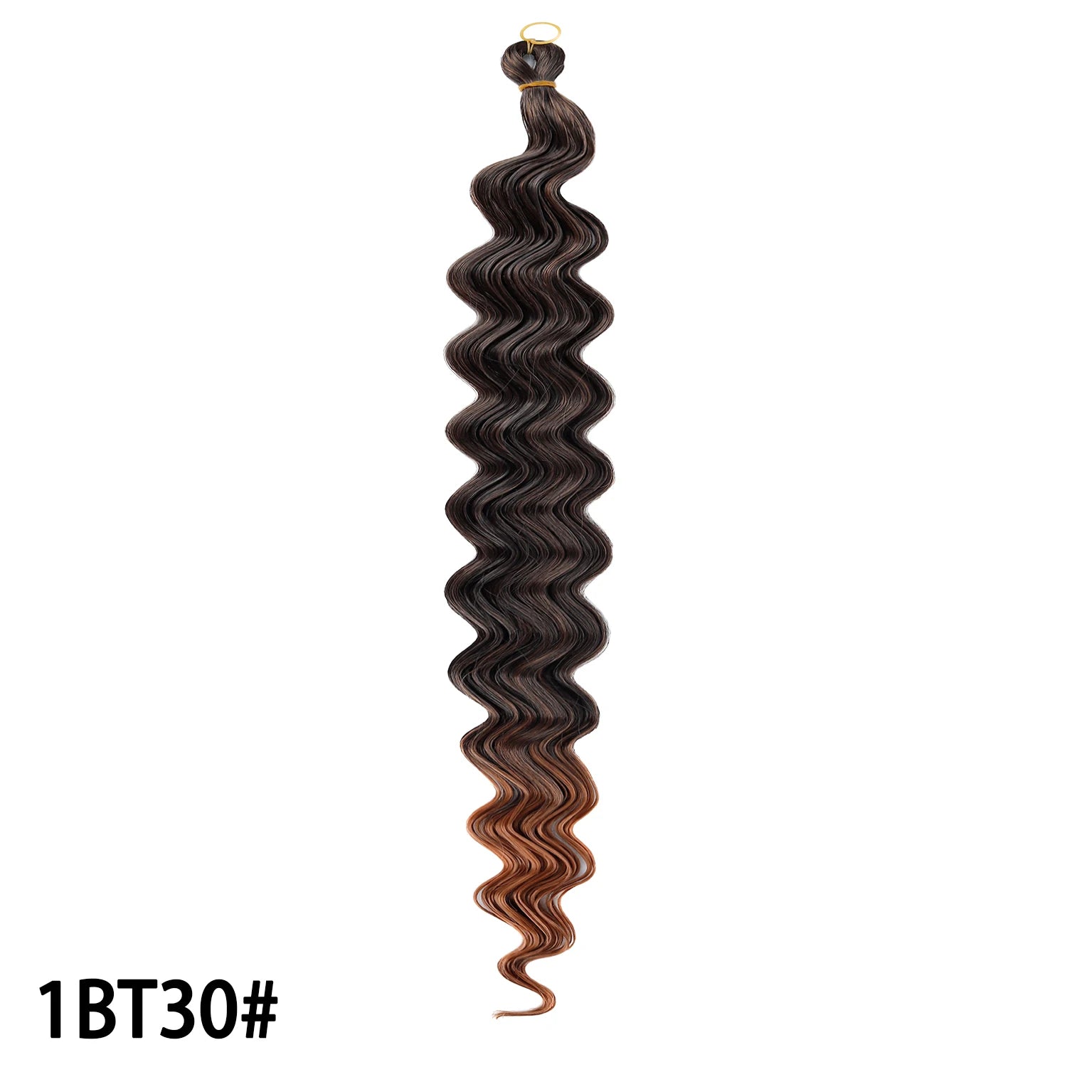 Crochet Hair 30inch 150g Boho Curly Wavy Braiding Hair Deep Water Ocean Wave Synthetic Bohemian Crochet Braids For Women Girls