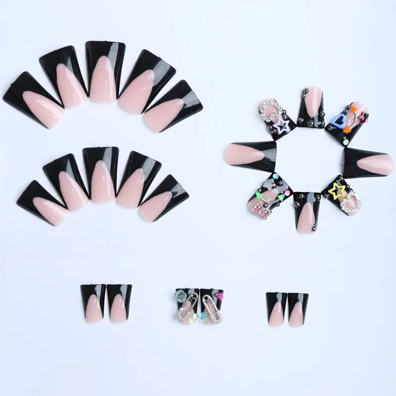 24PCS Duck Press on Nails