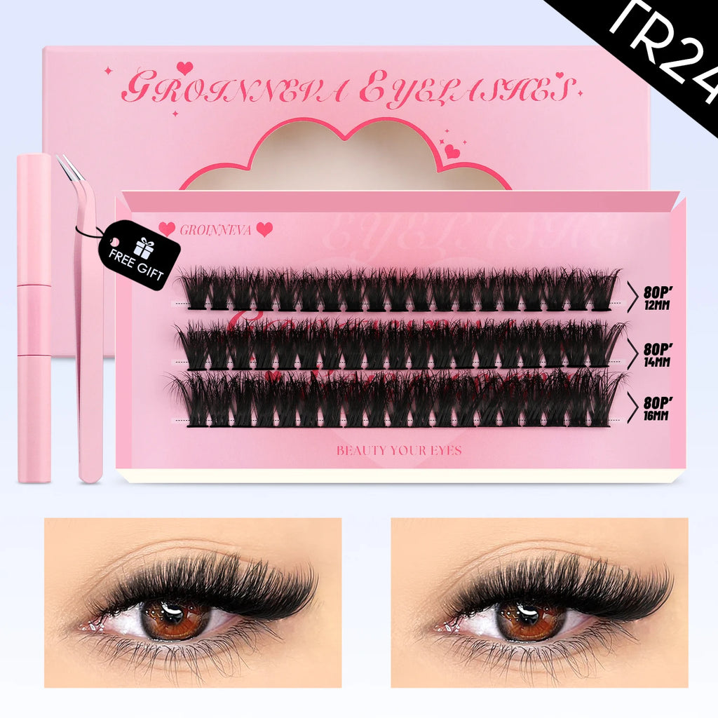 DIY Lash Clusters Kit with Lash Bond and Seal