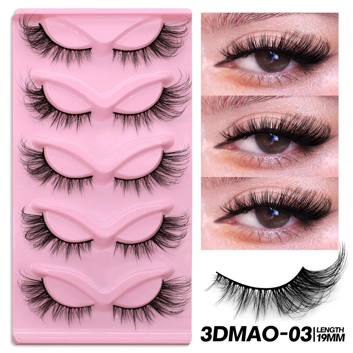 MAO Cat Eye Mink False Lashes