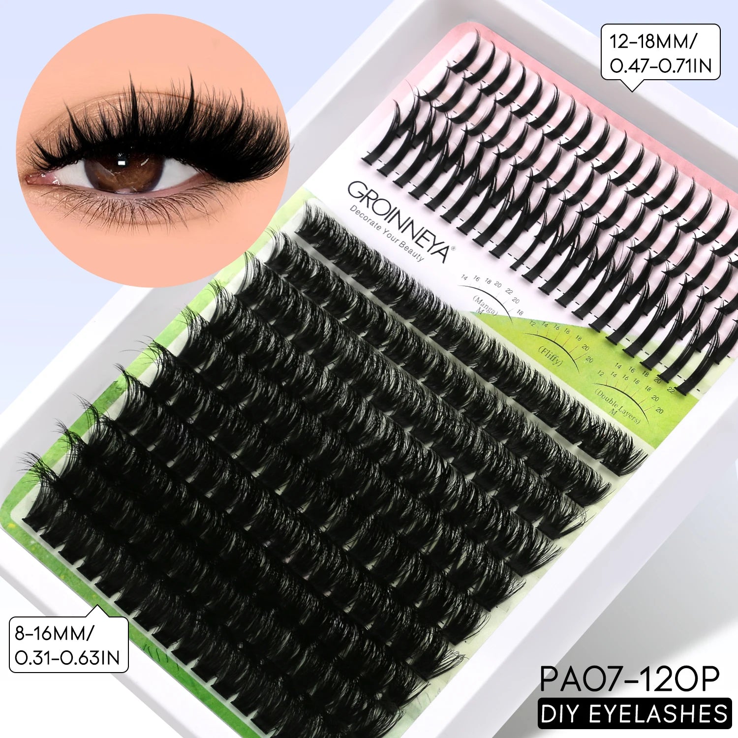 Layered DIY Full Kit Lash Clusters