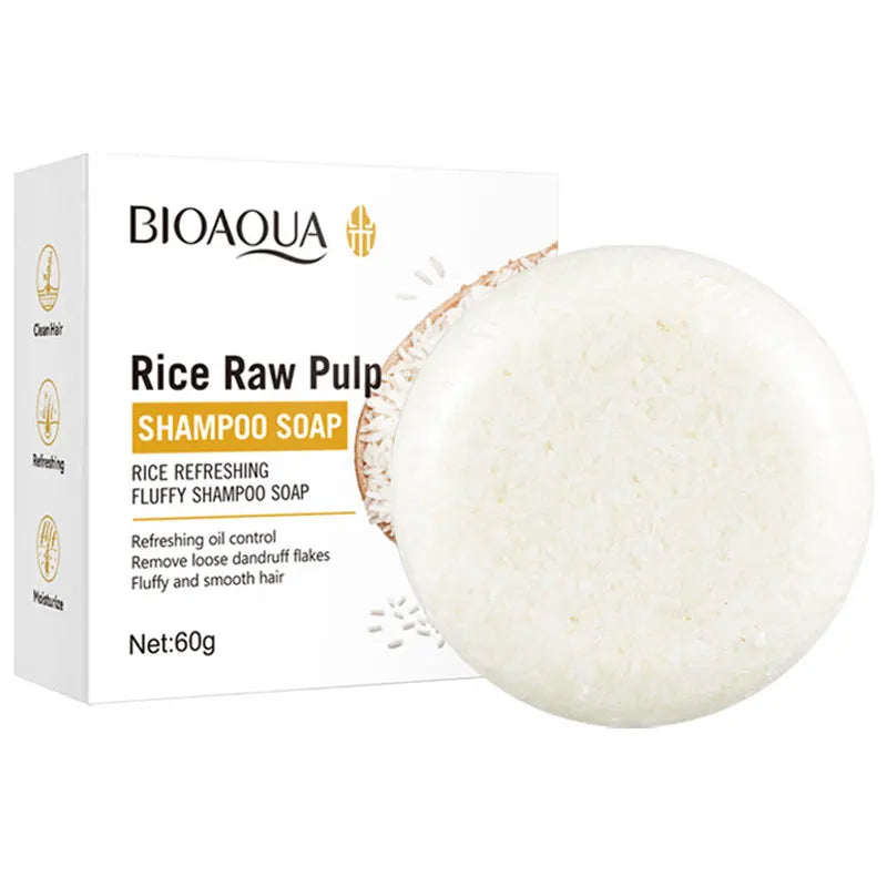 BIOAOUA Rice Pulp Shampoo Bar