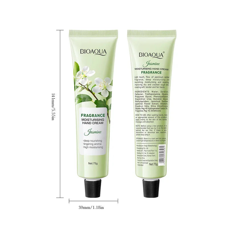 BIOAOUA Jasmine Moisturizing Hand Cream