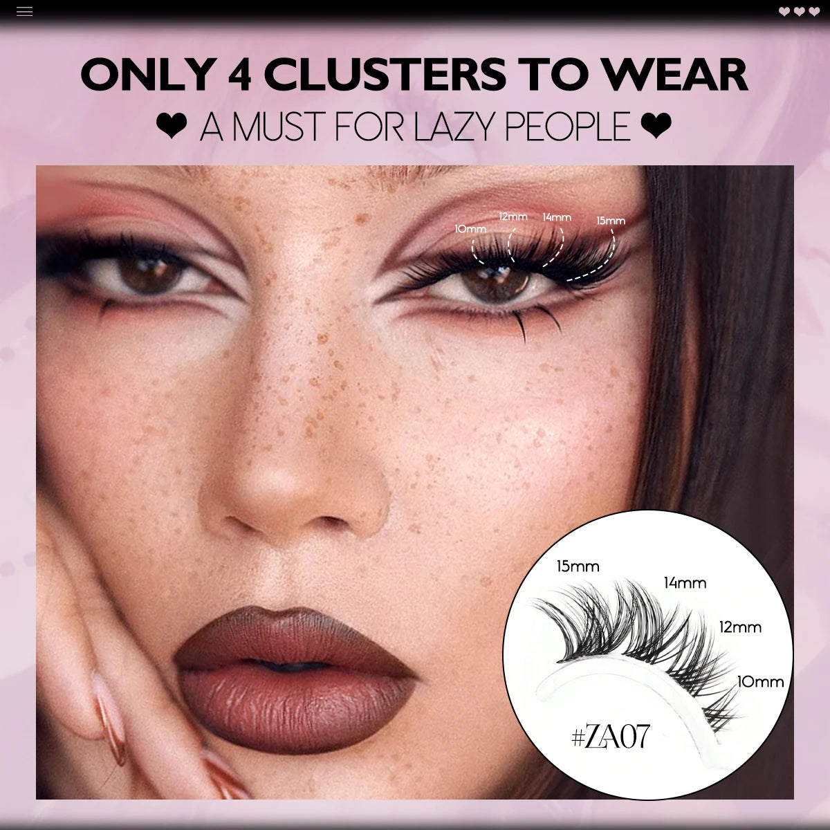 C Curl Assorted Lash Clusters Kit