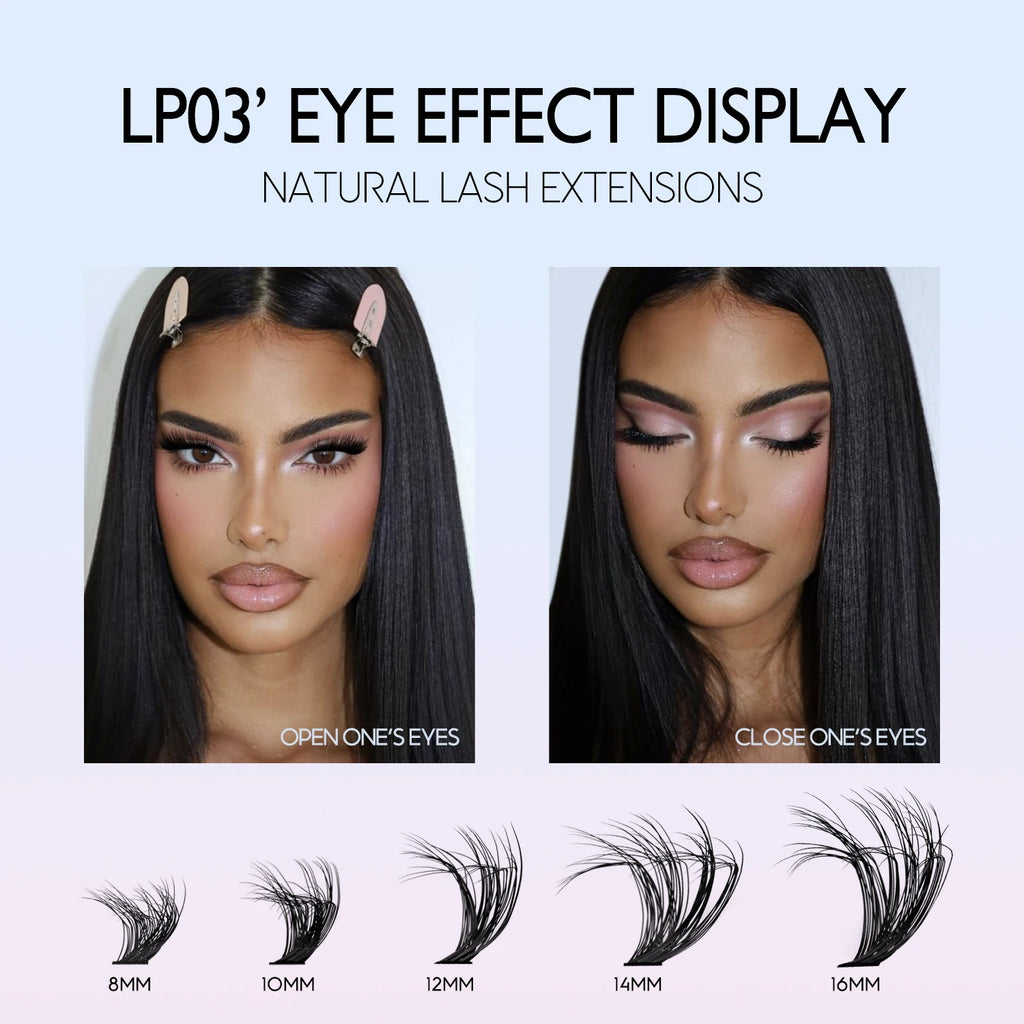 DIY Lash Clusters Kit with Lash Bond and Seal