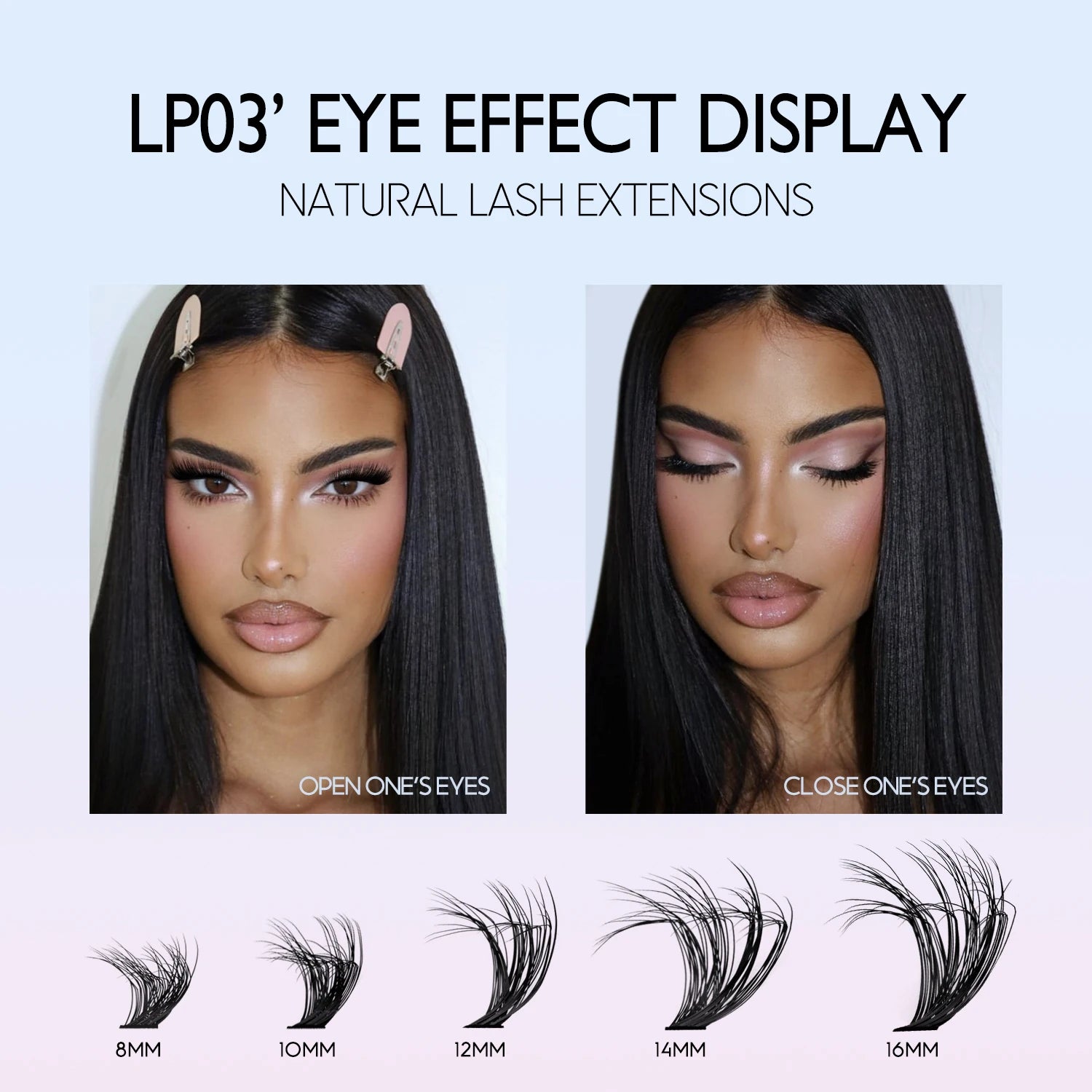 DIY Lash Clusters Kit with Lash Bond and Seal