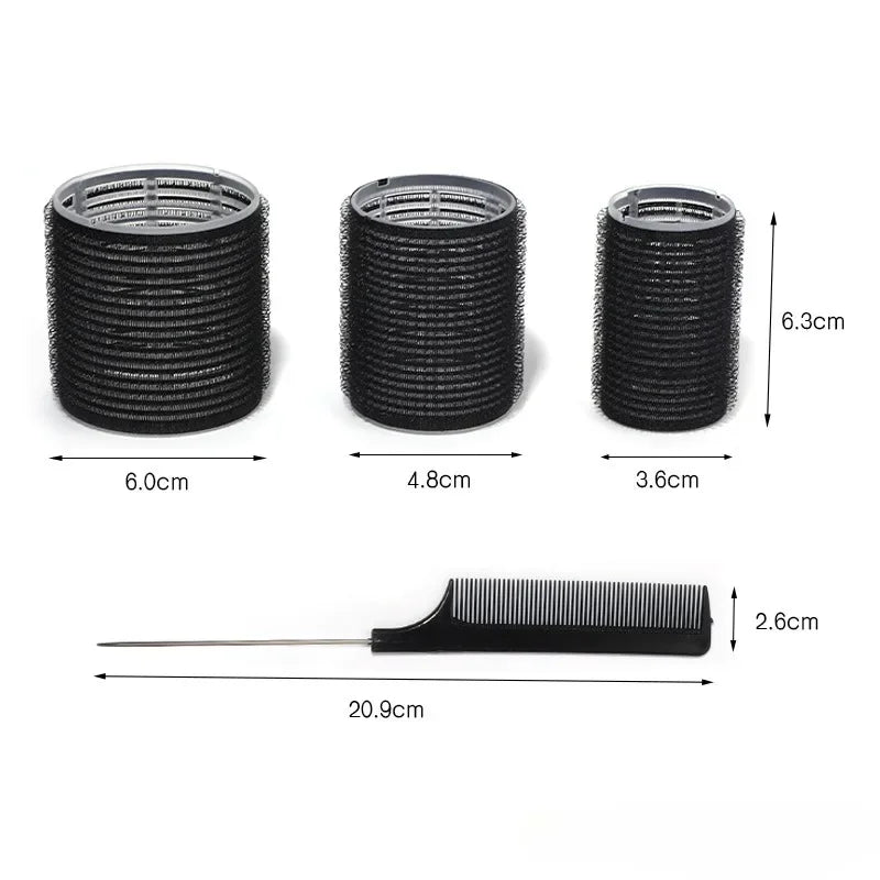 Plastic Self Grip Heatless Hair Curlers