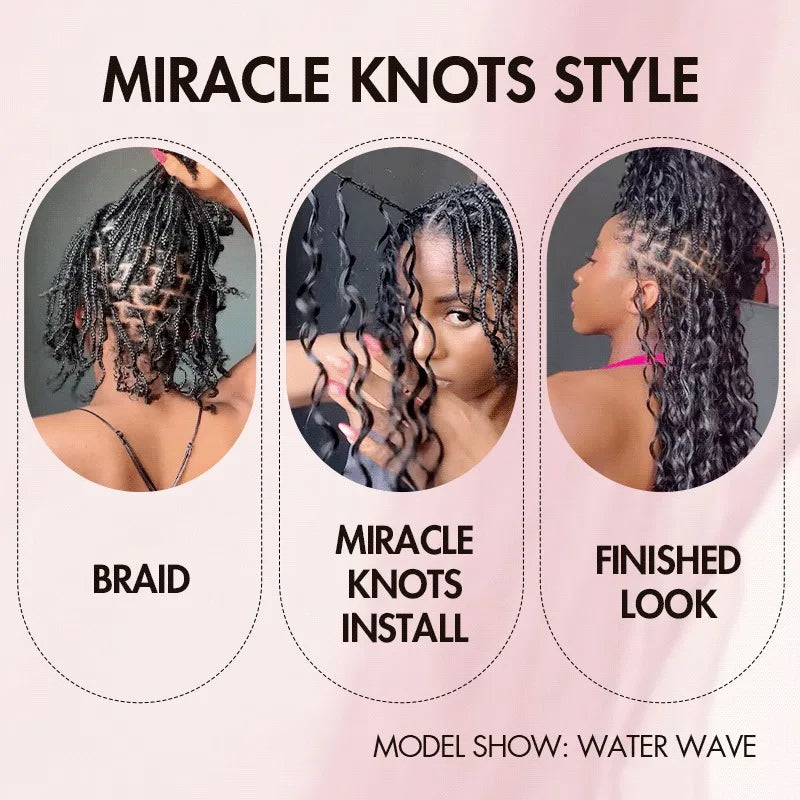 Burmese Curly Crochet Human Hair Knotless Pre-Separated Feather Crochet Braids 3C4A Lightweight Reusable Remy Hair Extensions