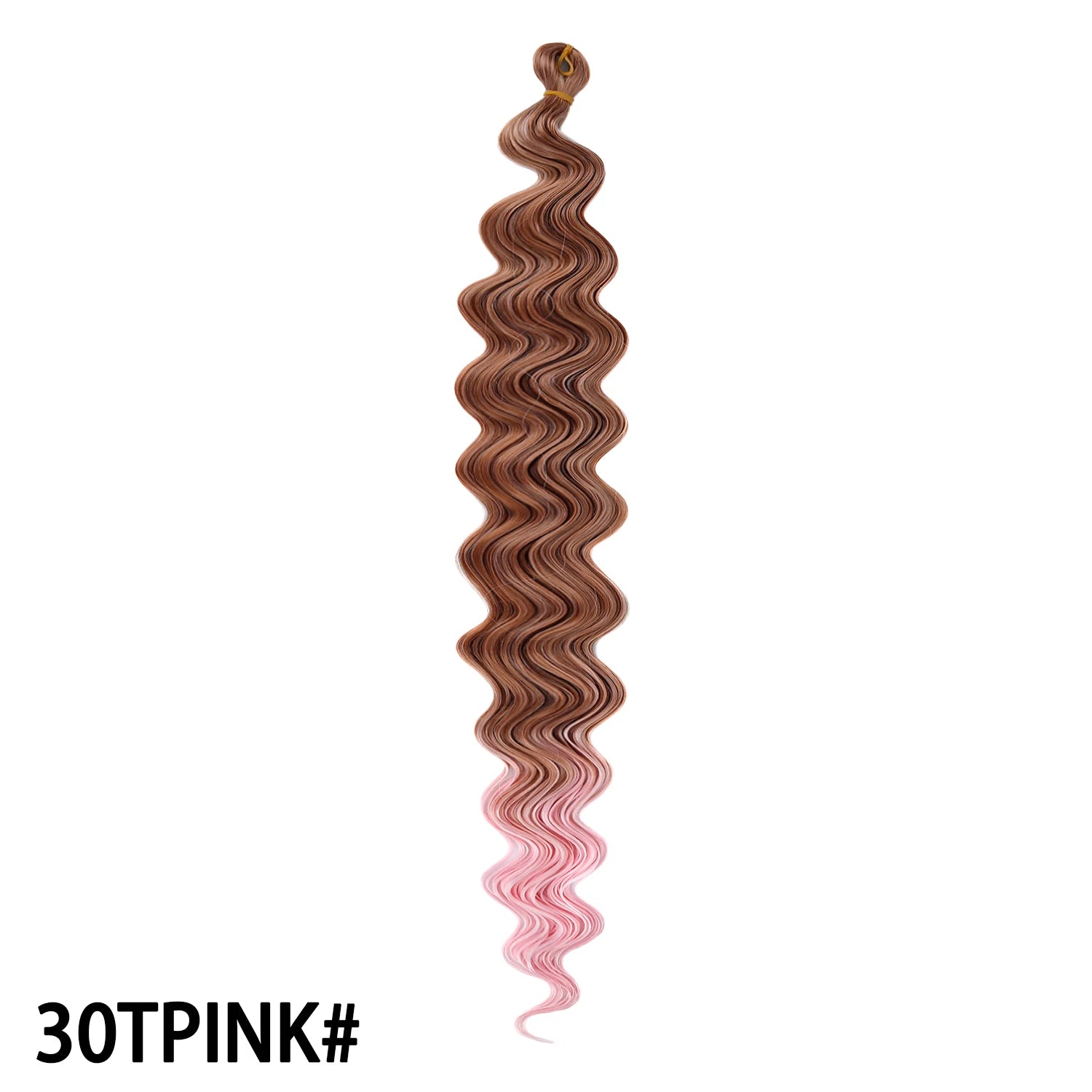 Crochet Hair 30inch 150g Boho Curly Wavy Braiding Hair Deep Water Ocean Wave Synthetic Bohemian Crochet Braids For Women Girls