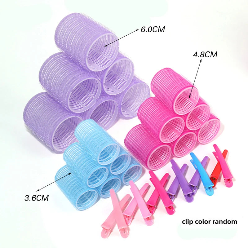 Plastic Self Grip Heatless Hair Curlers