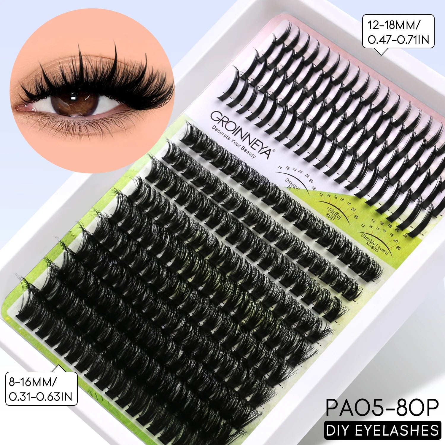 Layered DIY Full Kit Lash Clusters