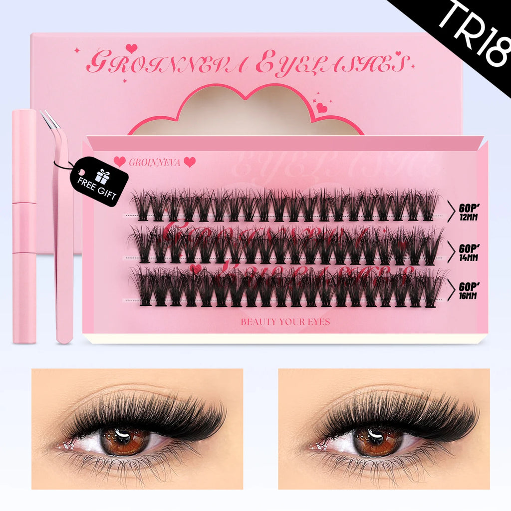DIY Lash Clusters Kit with Lash Bond and Seal
