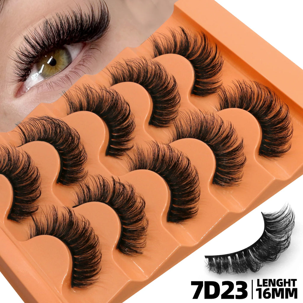 Assorted D Curl 8D Mink False Lashes