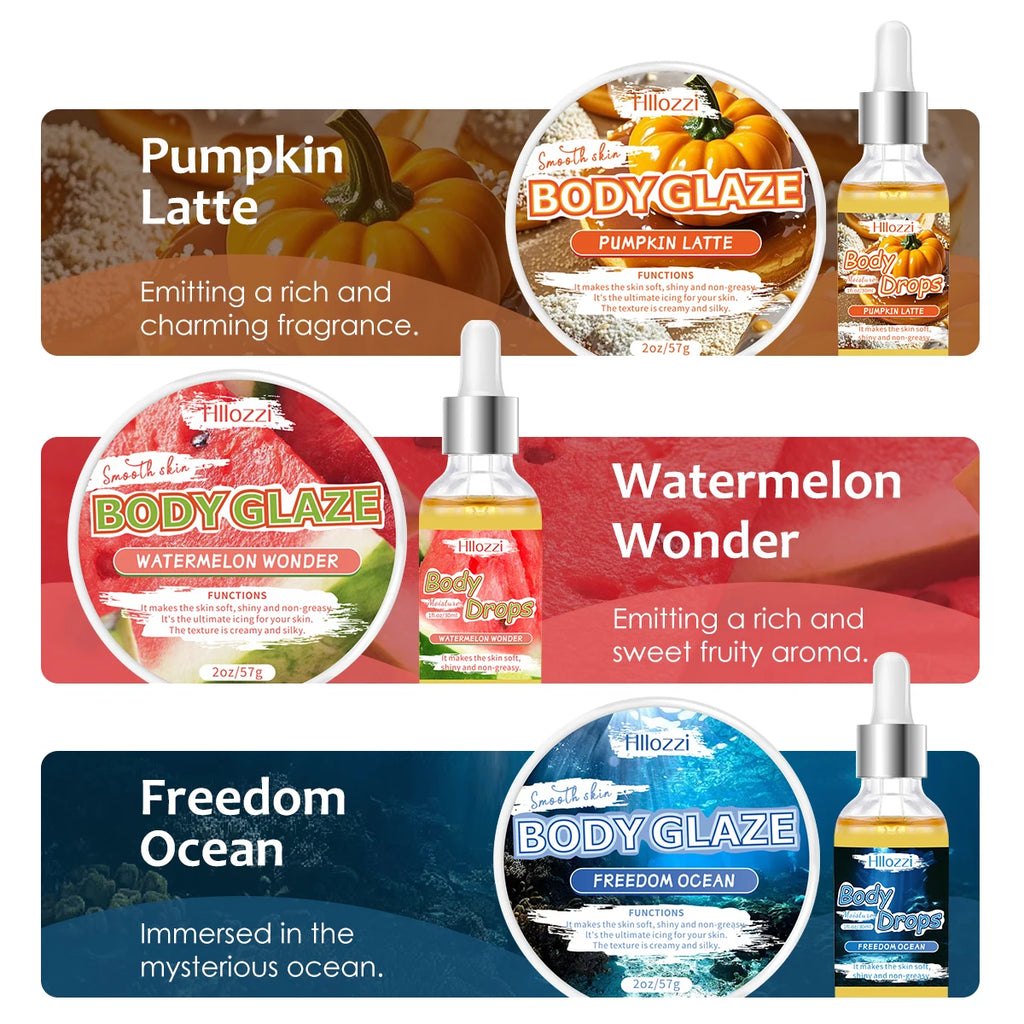 Body Glaze & Body Oil Set