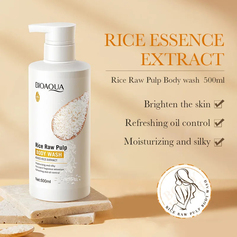 BIOAOUA Rice Pulp Bath Wash