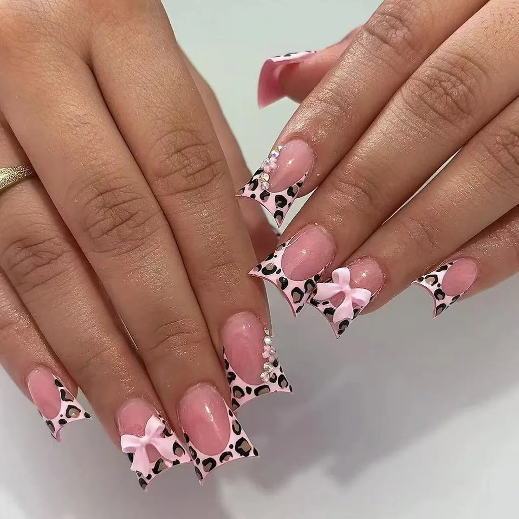 24PCS Duck Press on Nails