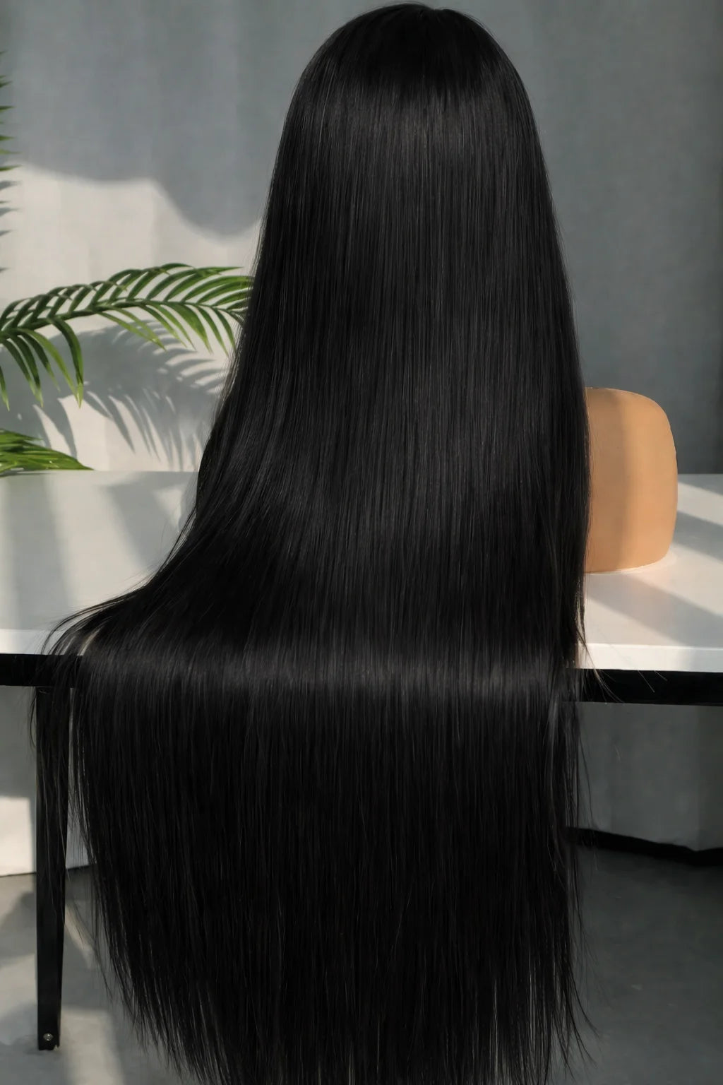 Hidden Strap 360 Lace Front Wig Human Hair Bone Straight 13x4 HD Brazilian Virgin Full Lace Wig for Women Pre-Plucked Baby Hair