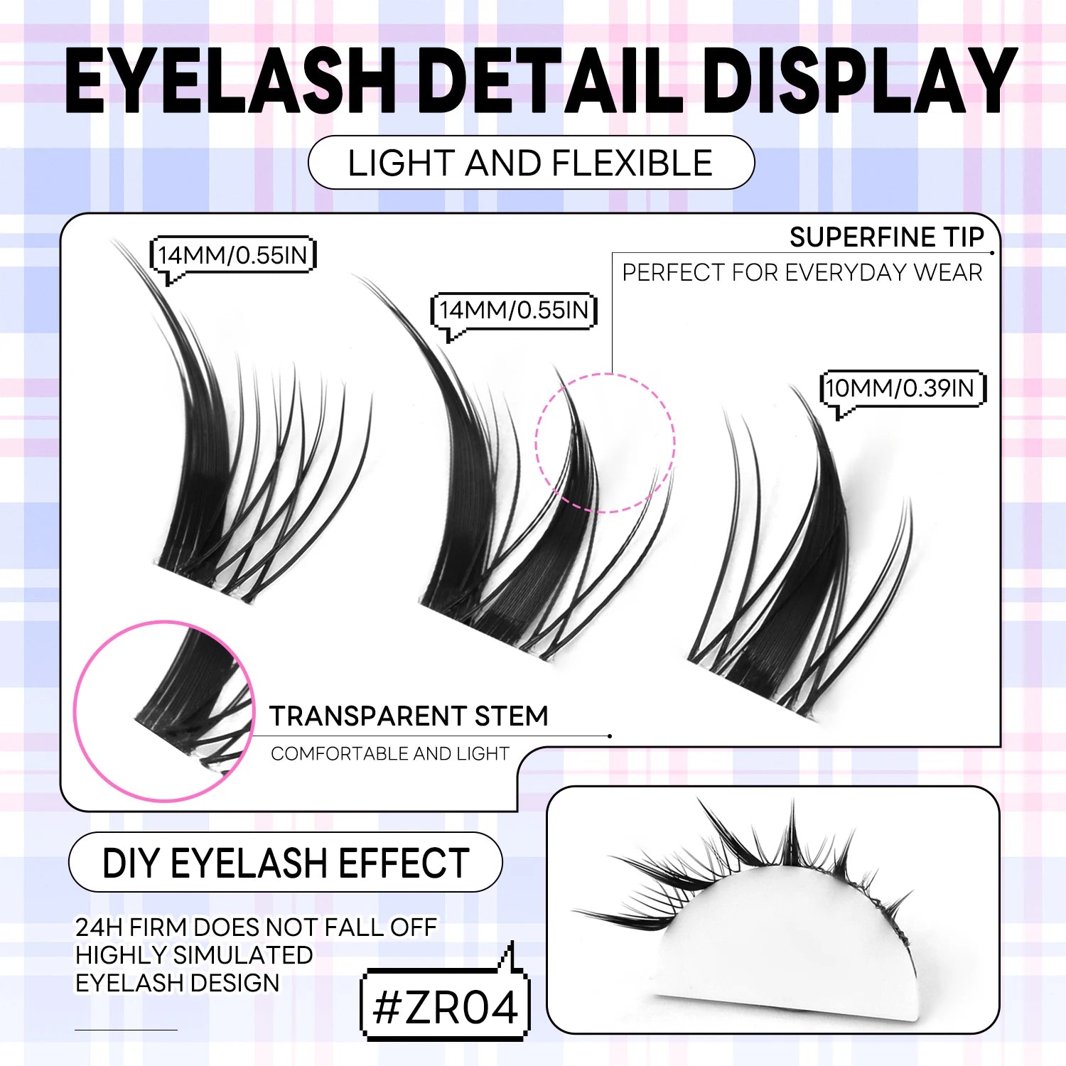 Cat Eye Lash Clusters