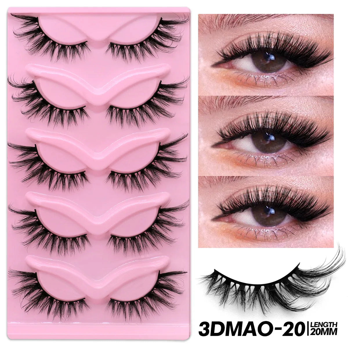 MAO Cat Eye Mink False Lashes