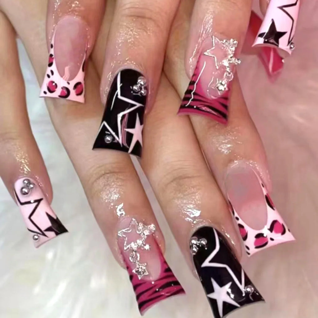 24PCS Duck Press on Nails
