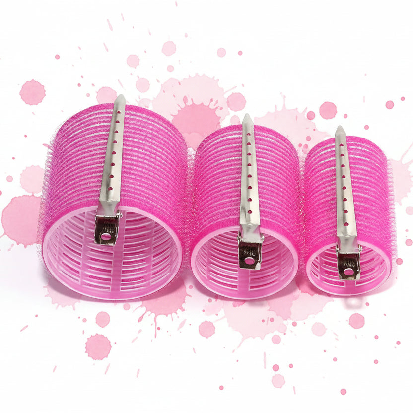 Plastic Self Grip Heatless Hair Curlers