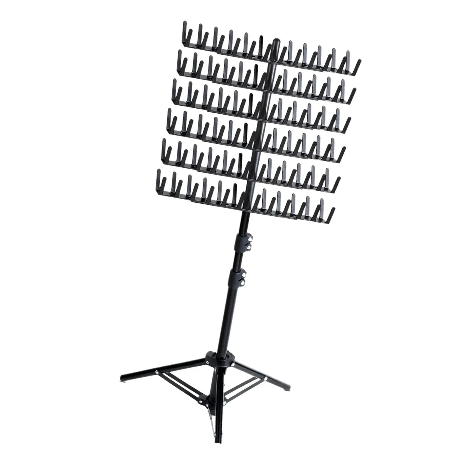 1x Dreadlocks Braiding Hair Rack Standing 2 Sided 144 Pegs Height Adjustable Convenient Easy for Salon Home Braiders Stylists