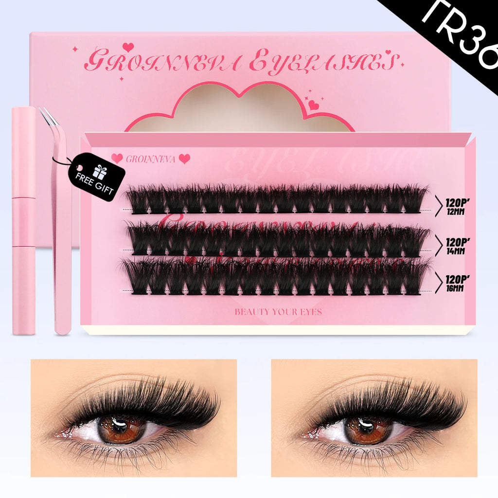 DIY Lash Clusters Kit with Lash Bond and Seal