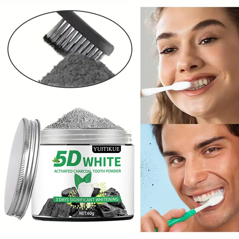 Bamboo Charcoal Teeth Whitening Powder