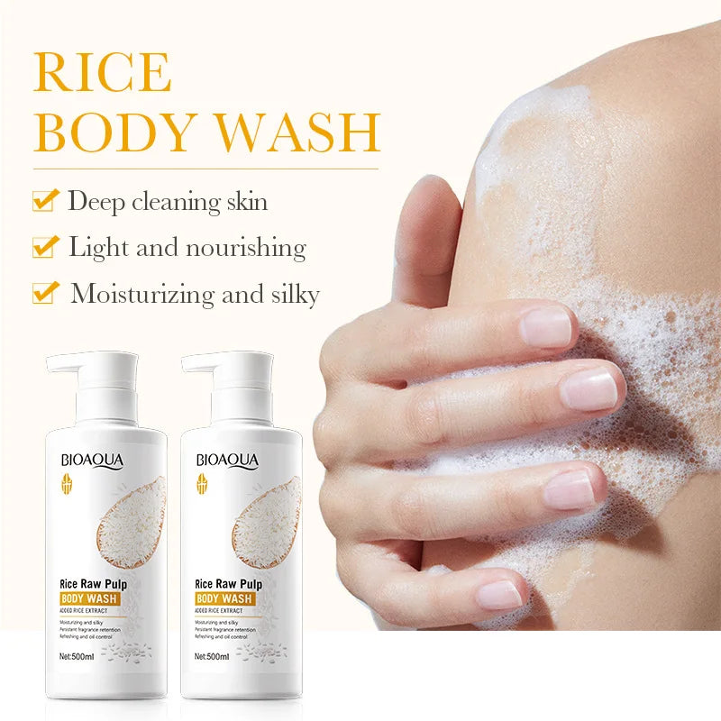 BIOAOUA Rice Pulp Bath Wash