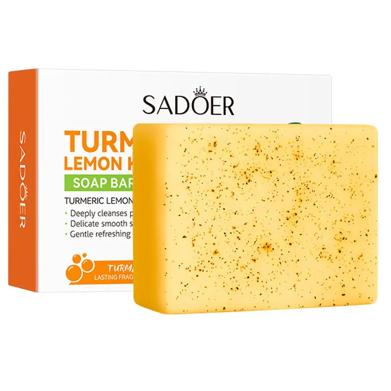 SADOER Turmeric Lemon Skin Cleansing Soap