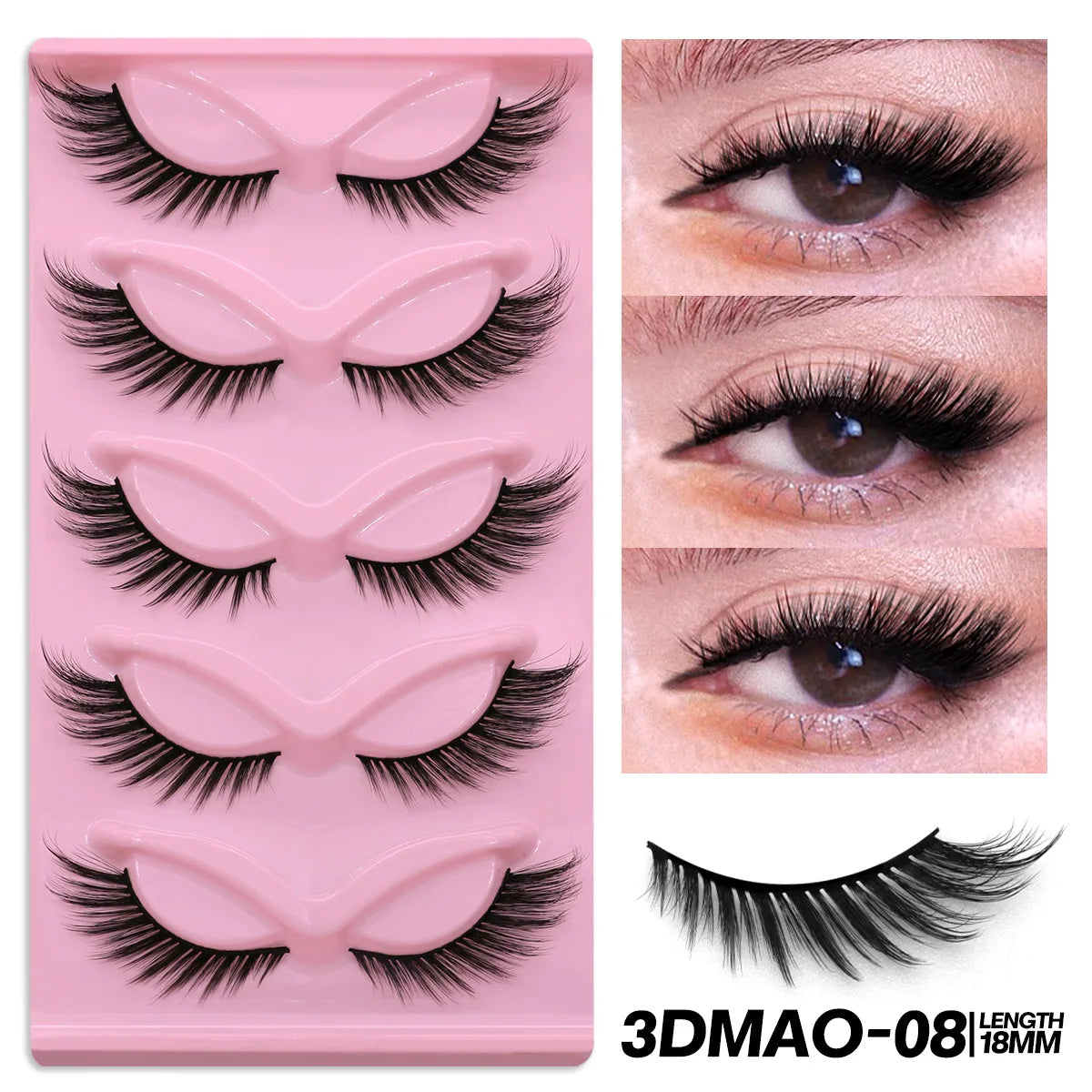 MAO Cat Eye Mink False Lashes