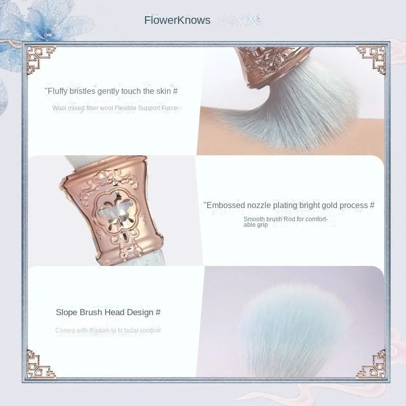 Flower Knows Butterfly Cloud Collar Collection Angle Powder Brush