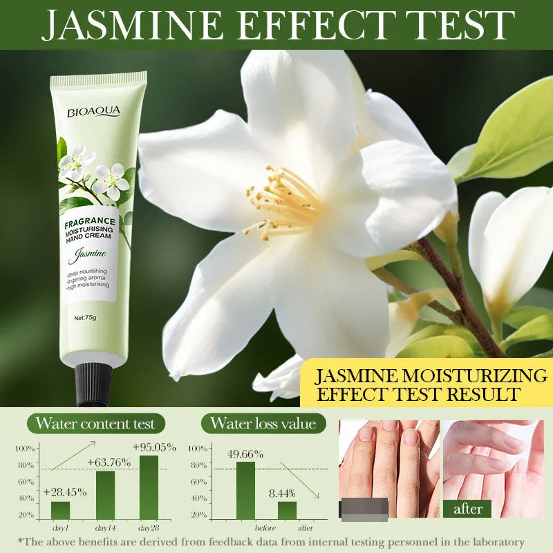BIOAOUA Jasmine Moisturizing Hand Cream