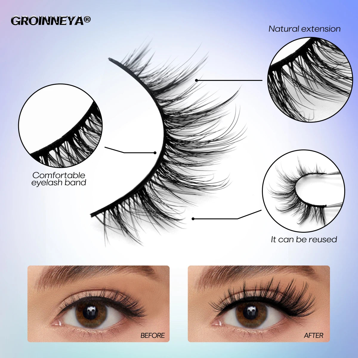 5 Pairs Minx False Lashes