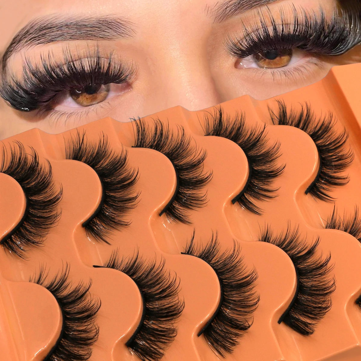Assorted D Curl 8D Mink False Lashes