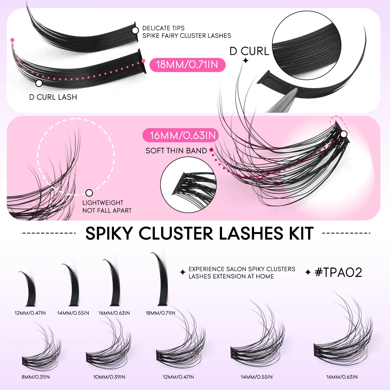 Layered DIY Full Kit Lash Clusters