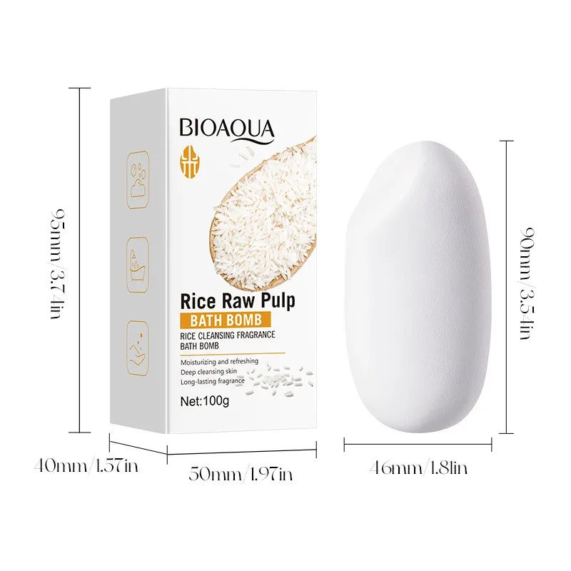 Rice Pulp Bath Bomb