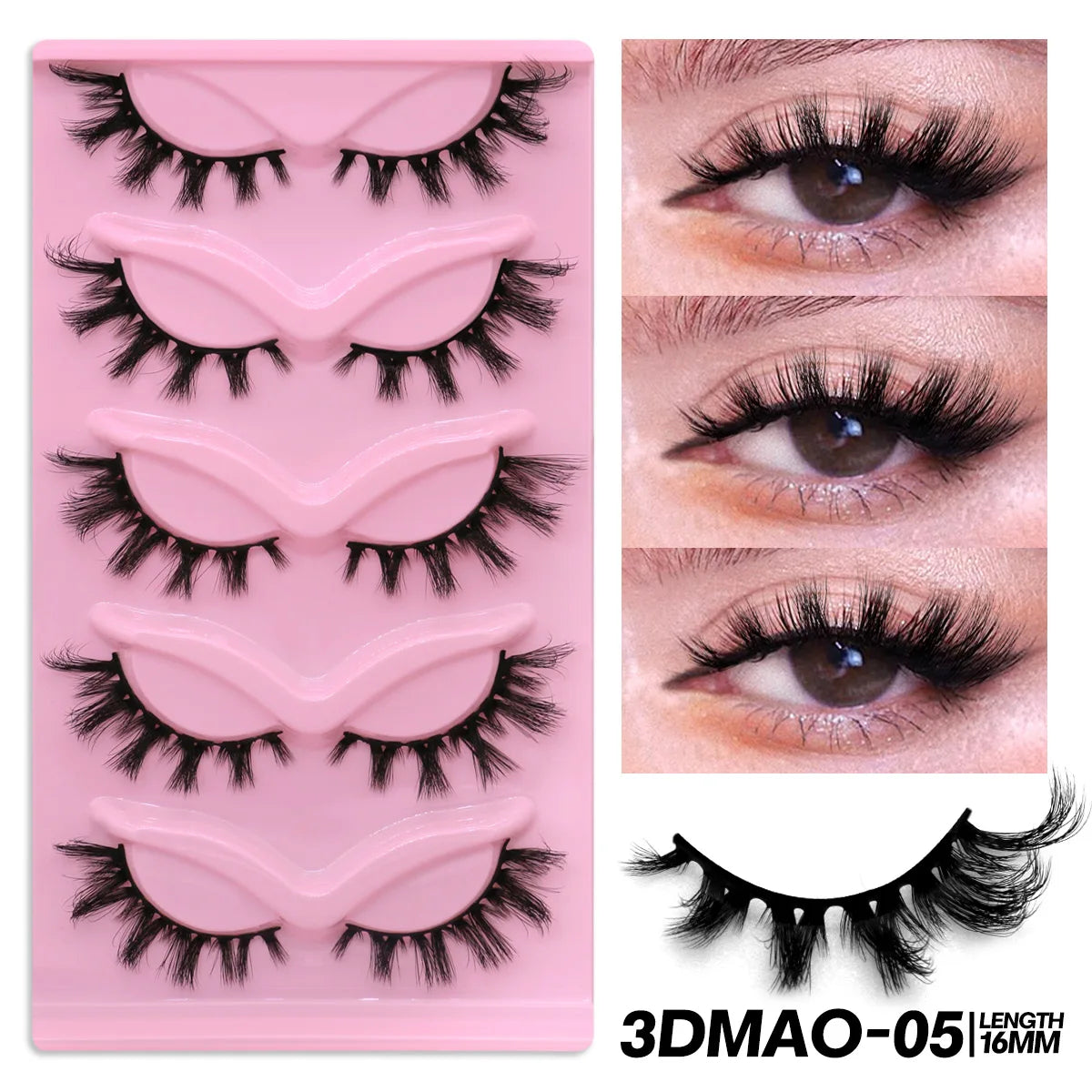 MAO Cat Eye Mink False Lashes