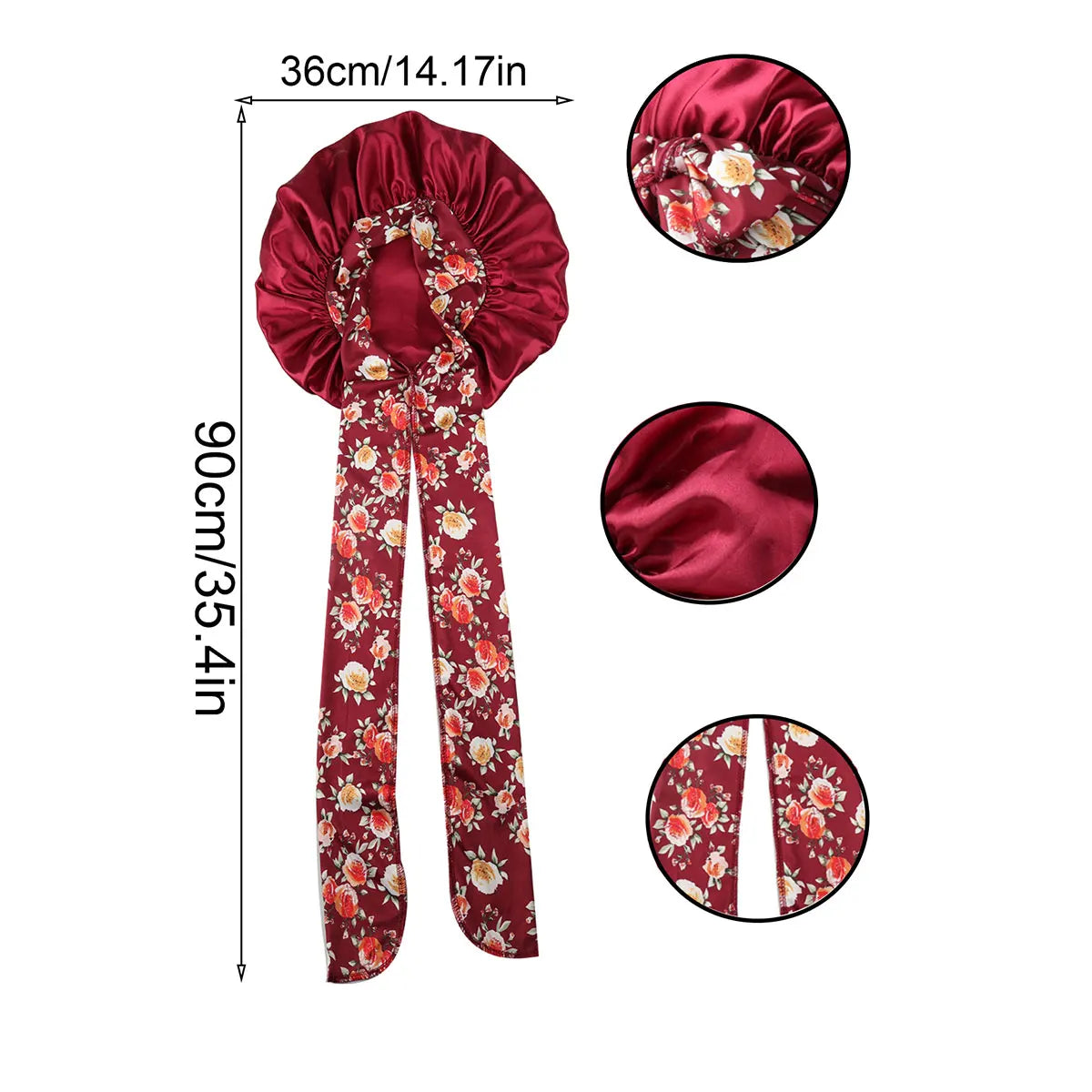 Large Silk Bonnet