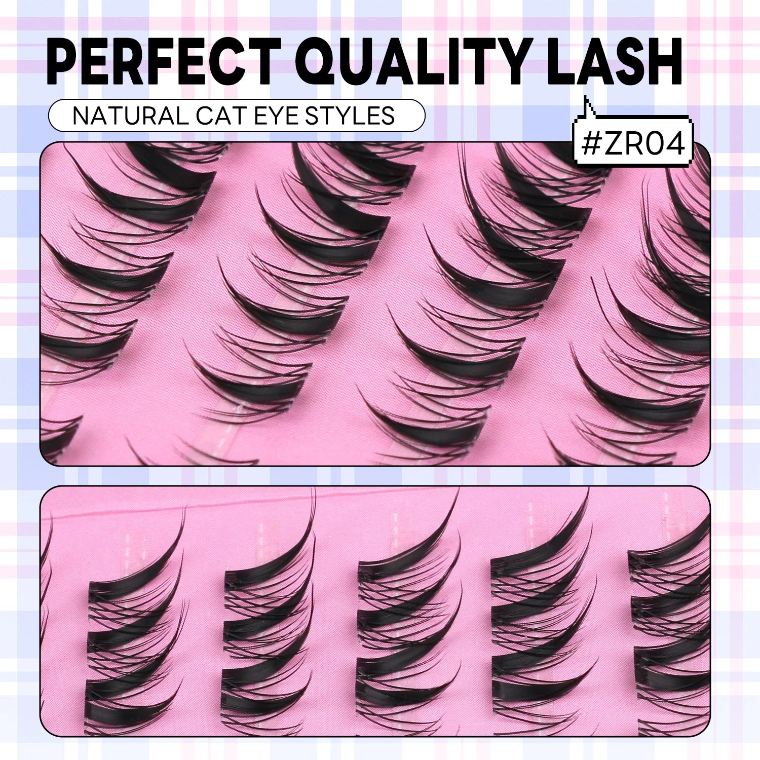 Cat Eye Lash Clusters