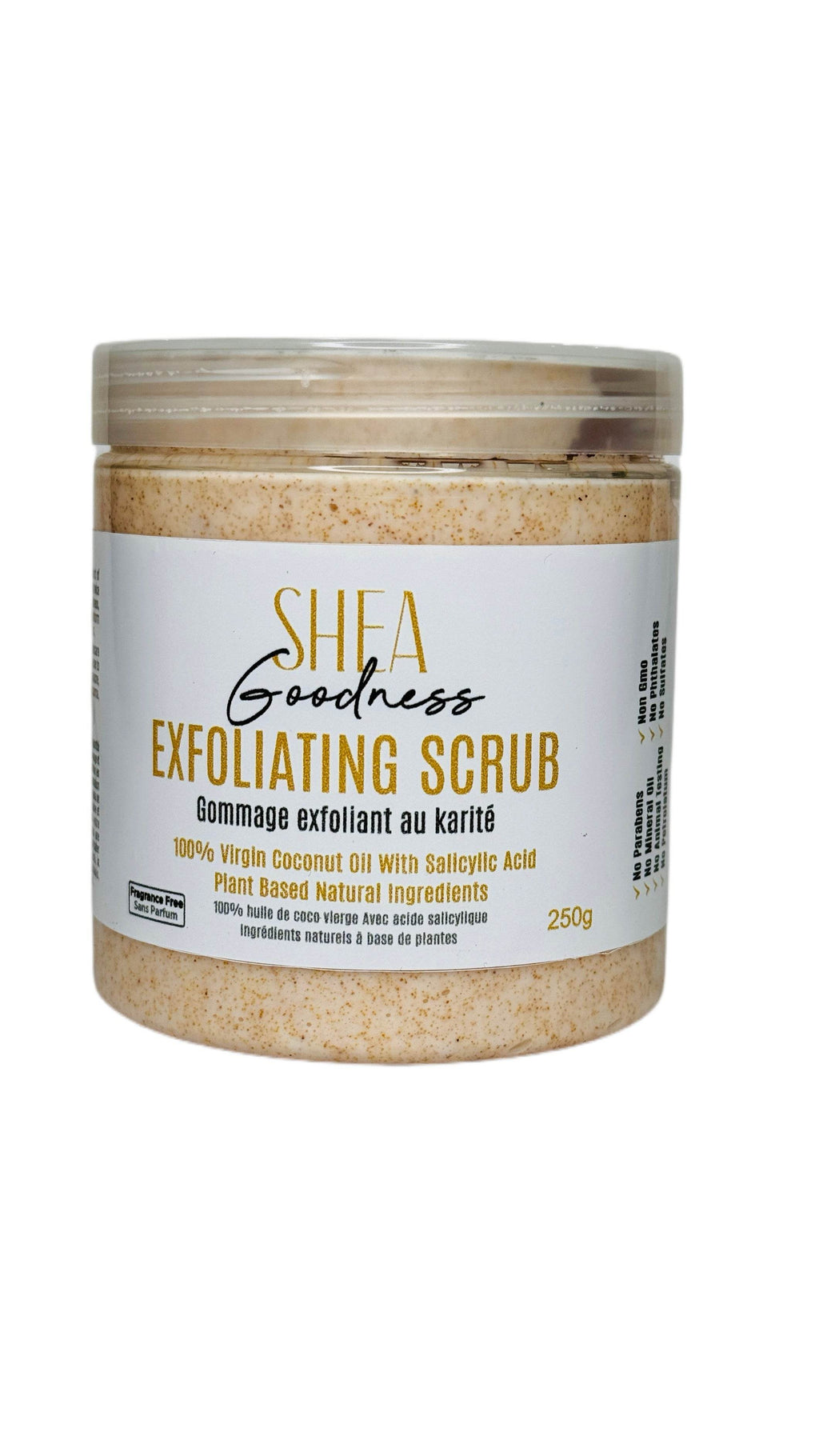 Moisturizing Body Scrub With Coconut Oil.