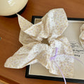 Lavender Square Scrunchie