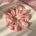 [Clearance] Pink Bow Scrunchie