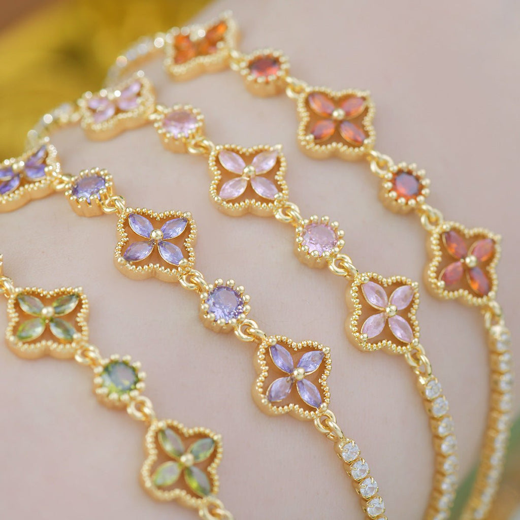 Rosisela Bracelet in Purple