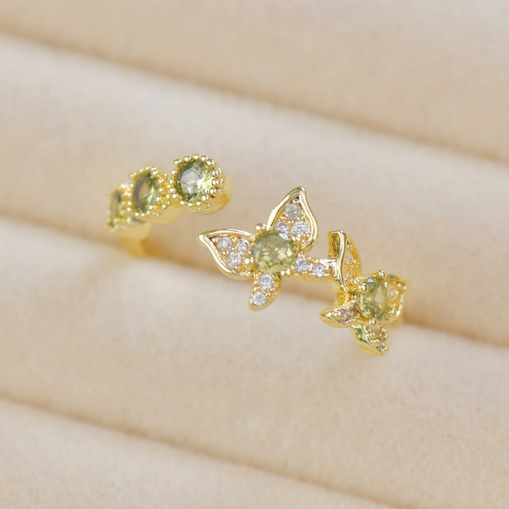 Verdant Flutter Ring