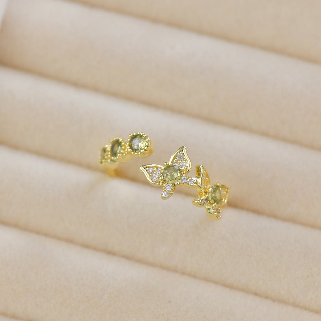 Verdant Flutter Ring