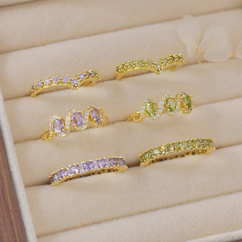 Verde Claudine Ring