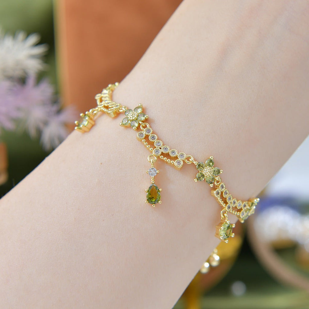 Wildflower Serenade Bracelet in Green