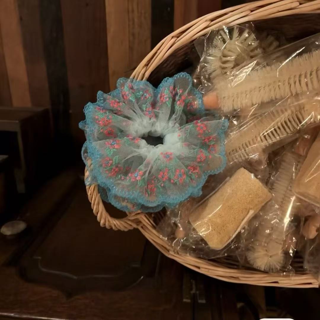 Wildflower Tulle Scrunchie