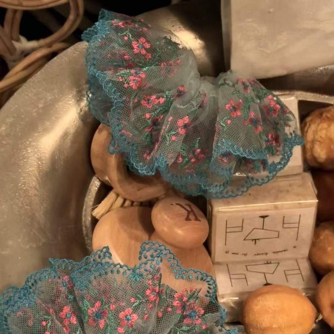 Wildflower Tulle Scrunchie
